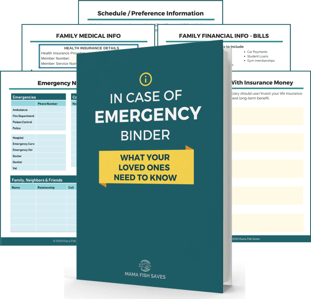family emergency binders