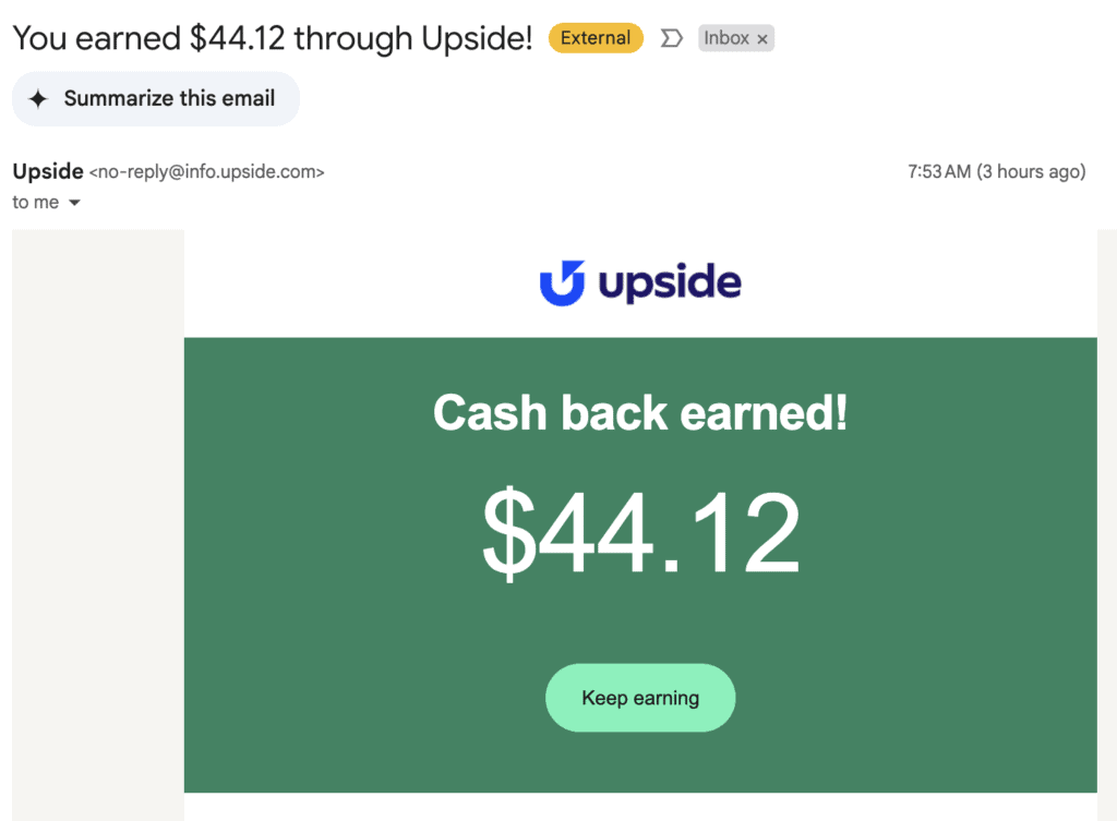 How I earned $44.12 on a single fill-up