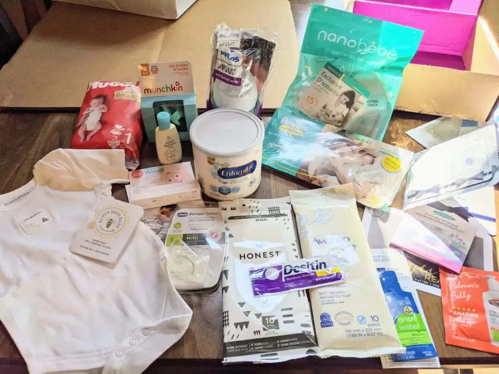 Here’s what I received in my free Babylist box.
