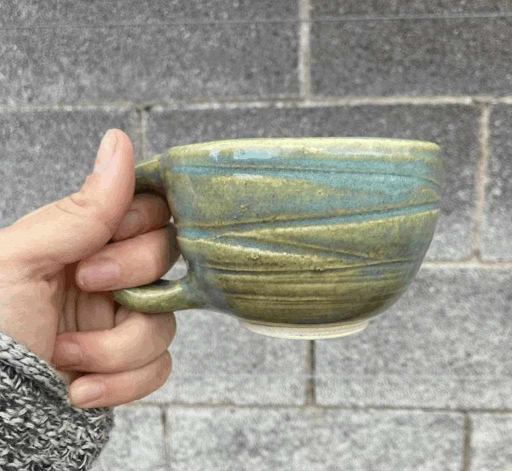 This is a cup that I made.
