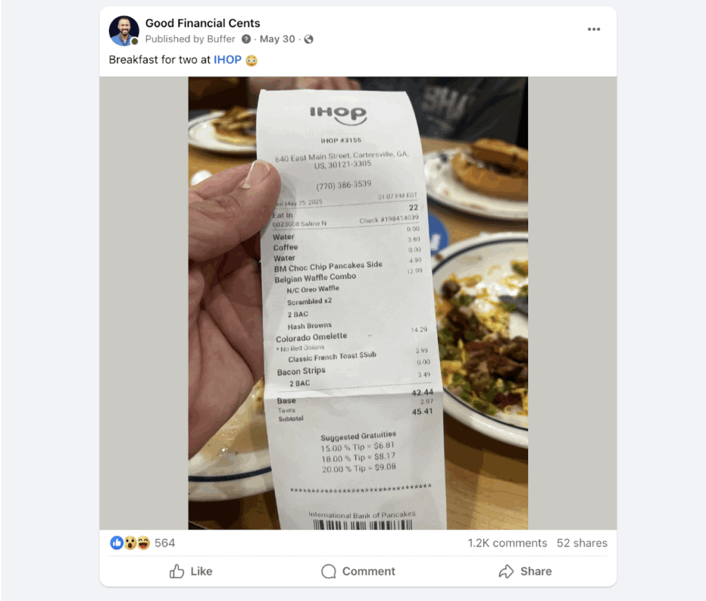 This receipt picture made me over $250.